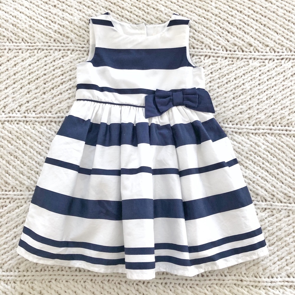 Primark Navy and White Stripe Dress